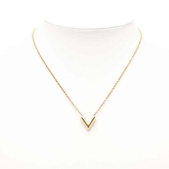 LOUIS VUITTON Gold Necklace - Picture 6 of 6
